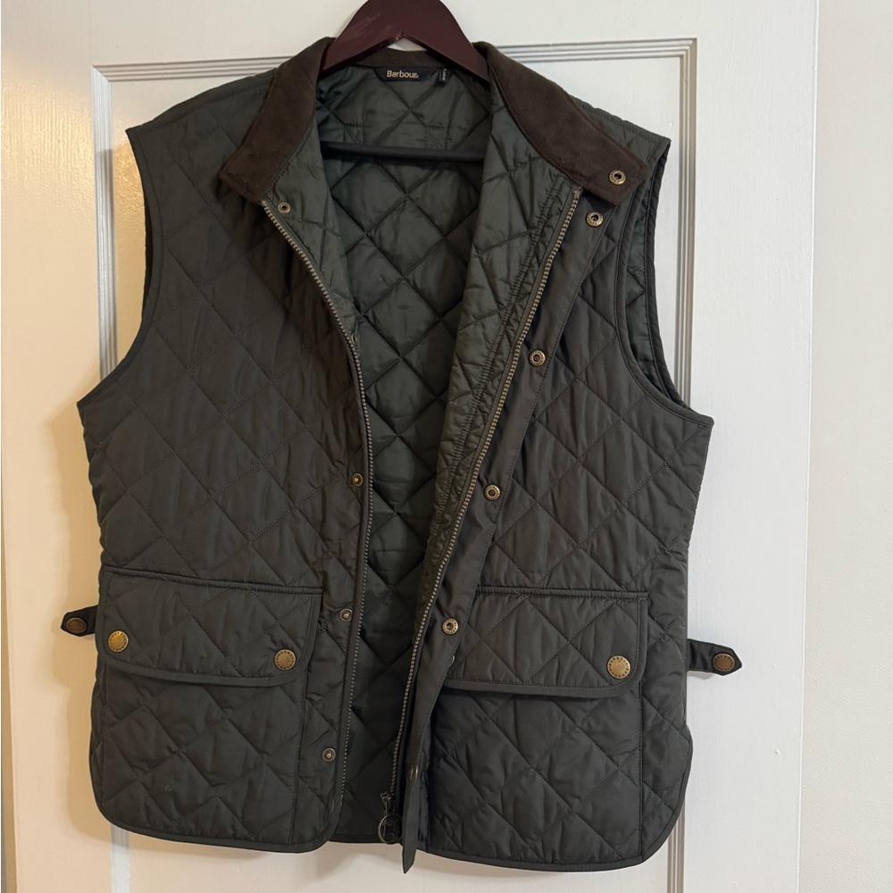 Barbour Lowerdale Men's Quilted Vest - Dark Green XL